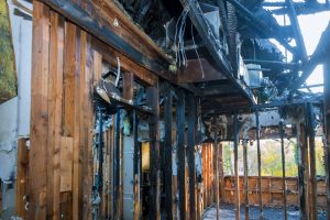 ruins of house room apartment after a fire charred 2025 03 27 05 07 30 utc